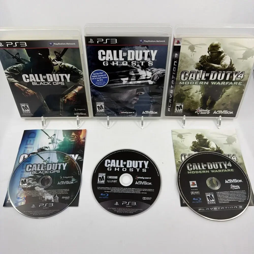 Xbox 360 Call of Duty Lot COD 2 Special Edition MW3 Modern Warfare 3 Black Ops